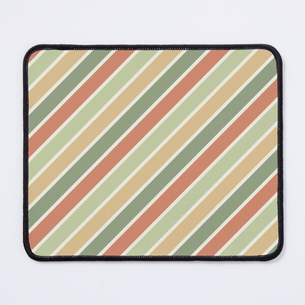 Item preview, Brown and green diagonal retro style stripes designed and sold by BattaAnastasia.