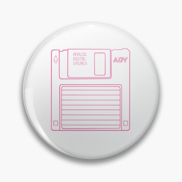 Item preview, Floppy Disk Graphic Tee – Retro Tech Y2K Streetwear Vibes (Blush Red Lines) Analog / Computer designed and sold by analogdigitalvz.