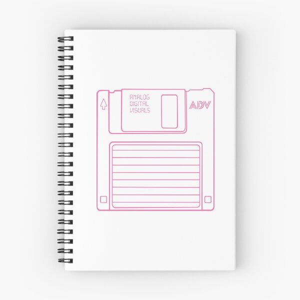 Item preview, Floppy Disk Graphic Tee – Retro Tech Y2K Streetwear Vibes (Blush Red Lines) Analog / Computer designed and sold by analogdigitalvz.