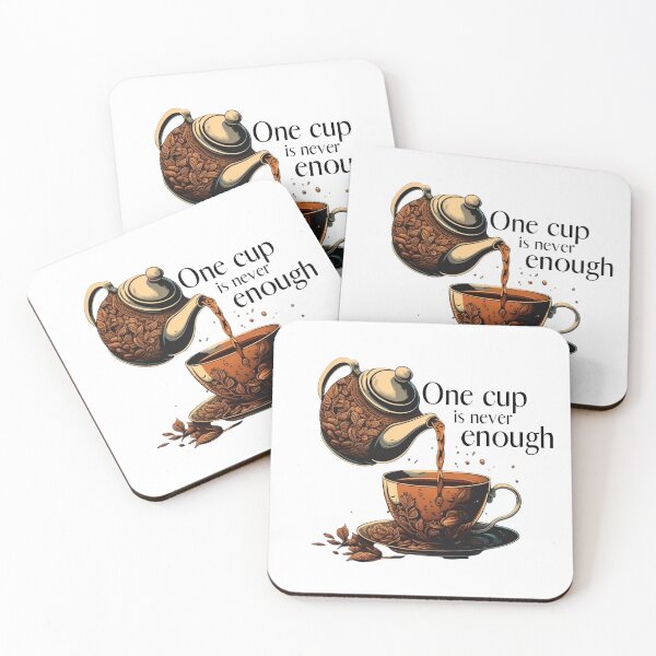 Artikelvorschau, Mehr Tassen Tee entworfen und verkauft von Arcult-Stickers.