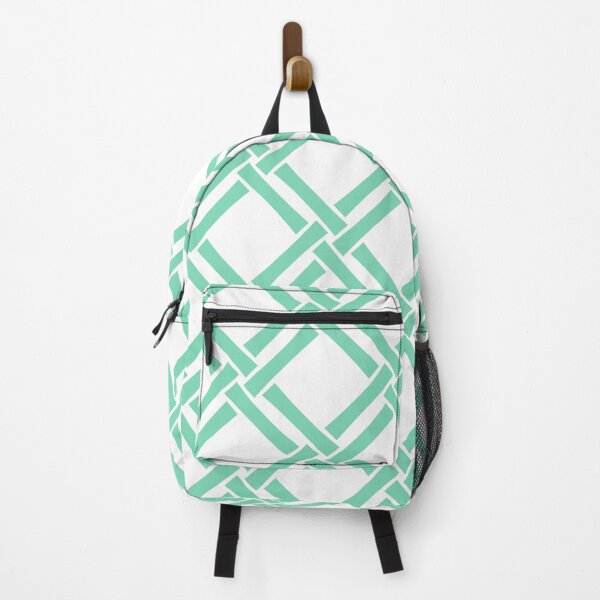 Item preview, Classic Tropical Bamboo Trellis Pattern Mint Green designed and sold by tonymagnerart.