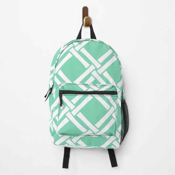 Item preview, Classic Tropical Bamboo Trellis Pattern Mint Green designed and sold by tonymagnerart.