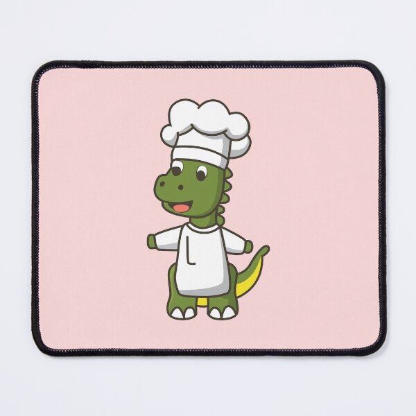 Item preview, Cute Dinosaur Chef Cartoon designed and sold by KawaiiBombShop.