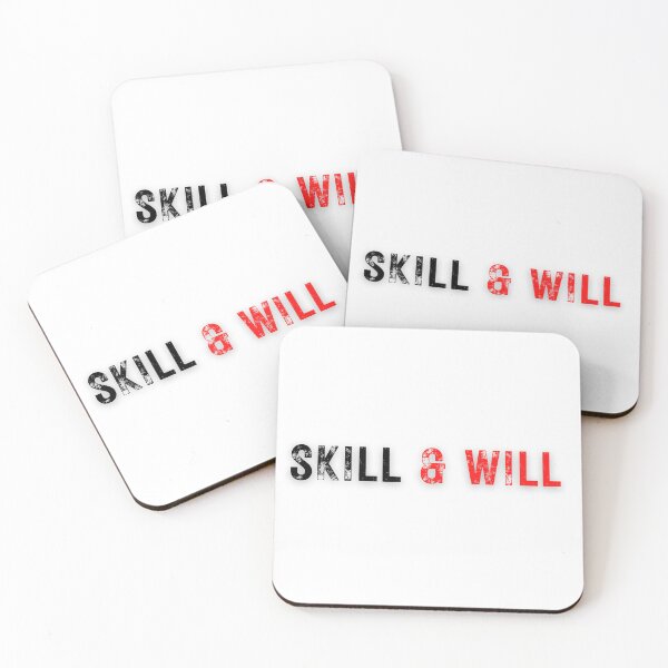 Item preview, SKILL & WILL designed and sold by Cat Attitude Studio.