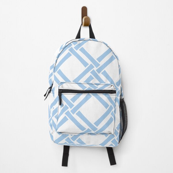 Item preview, Classic Tropical Bamboo Trellis Pattern Powder Blue 127 designed and sold by tonymagnerart.