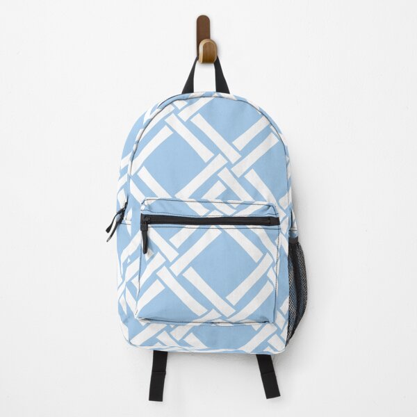 Item preview, Classic Tropical Bamboo Trellis Pattern Powder Blue 128 designed and sold by tonymagnerart.