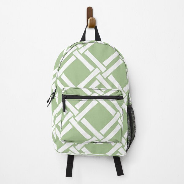 Item preview, Classic Tropical Bamboo Trellis Pattern Sage Green designed and sold by tonymagnerart.