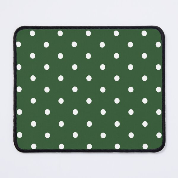 Item preview, Small WHITE and PINE GREEN POLKA DOTS designed and sold by RachelMacht.