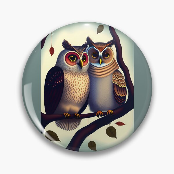 Item preview, Cute two owls  designed and sold by NTGUILTY.