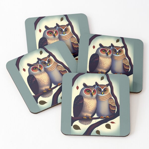 Item preview, Cute two owls  designed and sold by NTGUILTY.