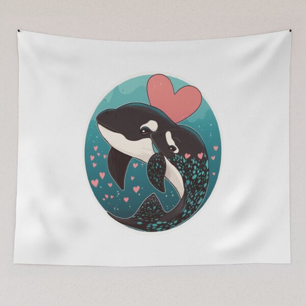 Item preview, Copie de Orca Is My Valentine designed and sold by laurateamart.