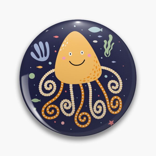 Item preview, Funny cartoon octopus. designed and sold by KO-SIM.