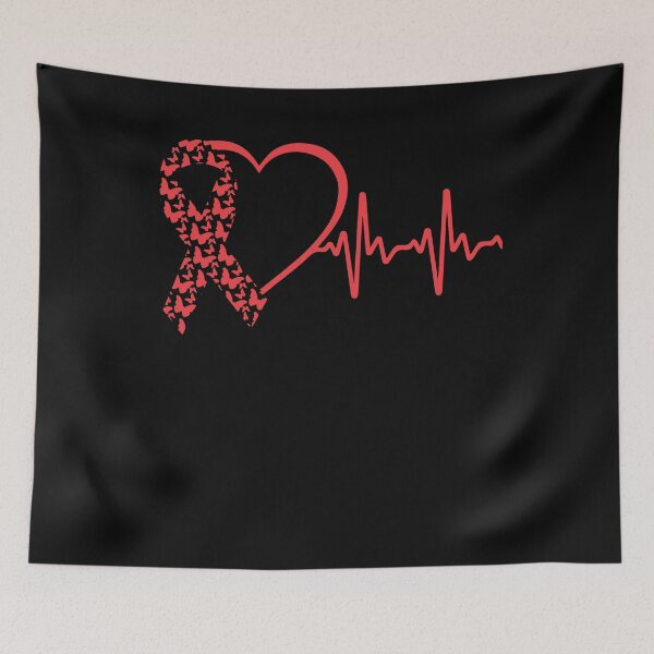 Item preview, Nurse Doctor EKG Heart Diseases Surgery Heartbeat Red Ribbon Medical designed and sold by ZANNIX.