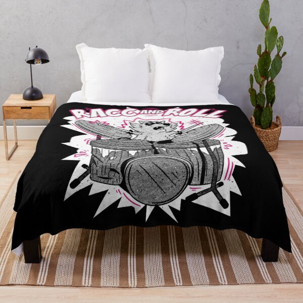 Item preview, Racc And Roll - Raccoon Plays Drums designed and sold by Shirtey.