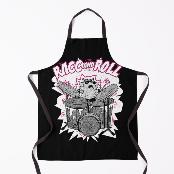 Item preview, Racc And Roll - Raccoon Plays Drums designed and sold by Shirtey.