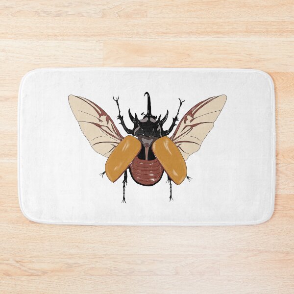 Item preview, Eupatorus gracilicornis, Five Horned Rhinoceros Beetle   designed and sold by FloofleBoop.