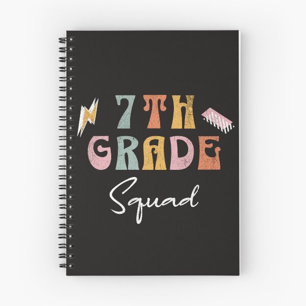 Item preview, Seventh 7th Grade Squad Retro Groovy designed and sold by WhistlingSnail.