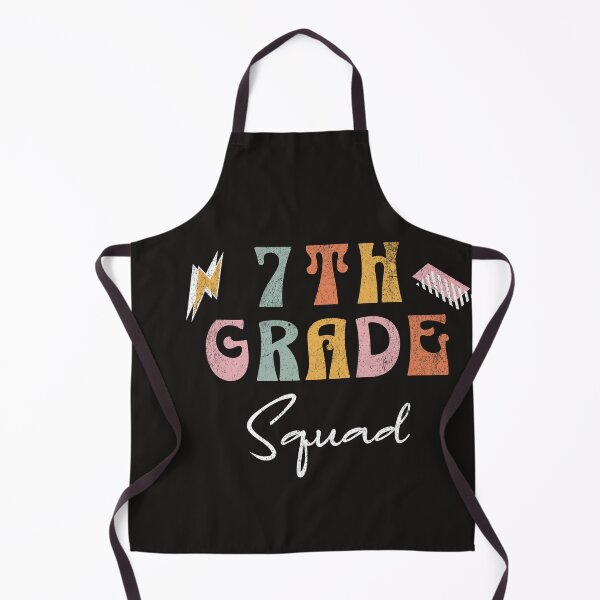 Item preview, Seventh 7th Grade Squad Retro Groovy designed and sold by WhistlingSnail.