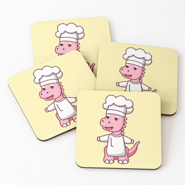 Item preview, Kawaii Cute Dinosaur Cartoon Chef designed and sold by KawaiiBombShop.