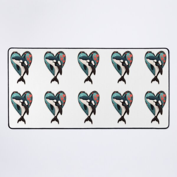 Item preview, Orca Is My Valentine designed and sold by laurateamart.