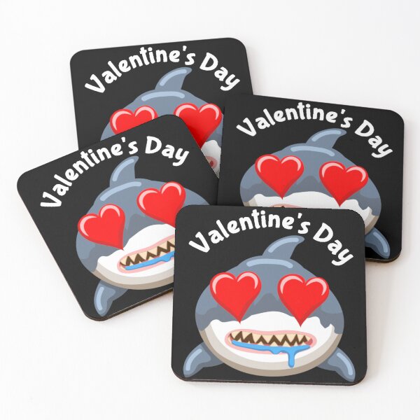 Item preview, Heart Eyed Shark -Valentine's Day Heart Emoji Eye Shark designed and sold by WigOutlet.