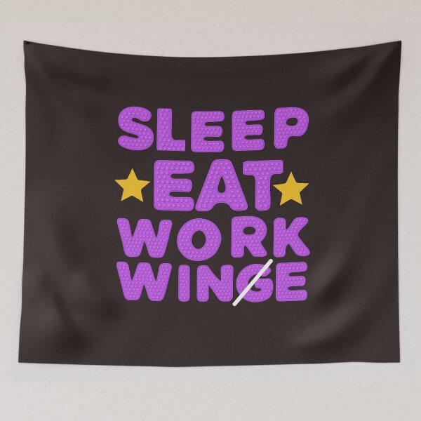 Item preview, SLEEP EAT WORK WINE designed and sold by starfishstuff.