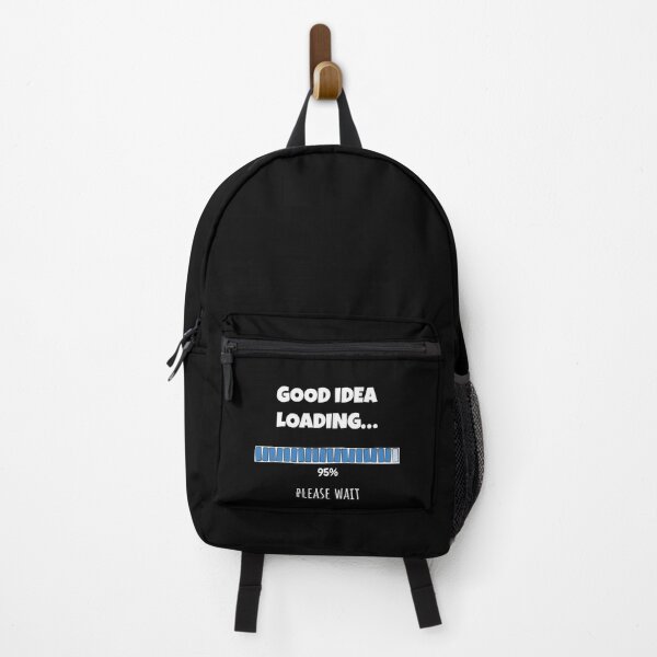 Item preview, Good Idea Loading... Please wait | Funny and witty loading bar text design designed and sold by ArtworkbyEmmy.