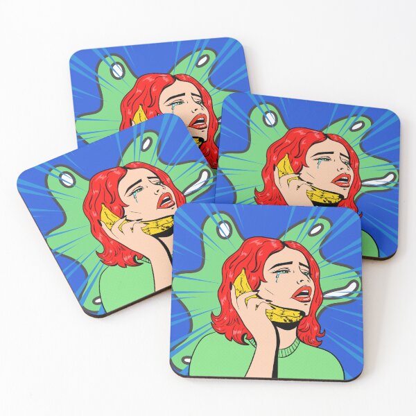 Item preview, girl banana pop art designed and sold by comicc.