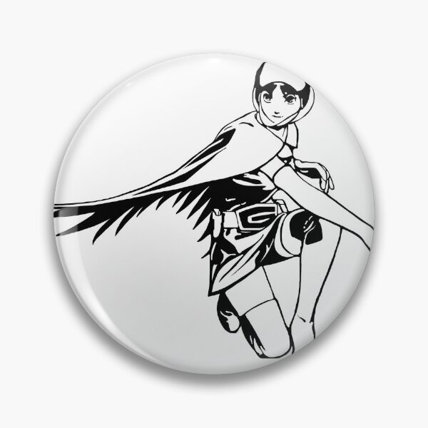 Item preview, Gatchaman Jun the Swan black and white design designed and sold by Persona-.