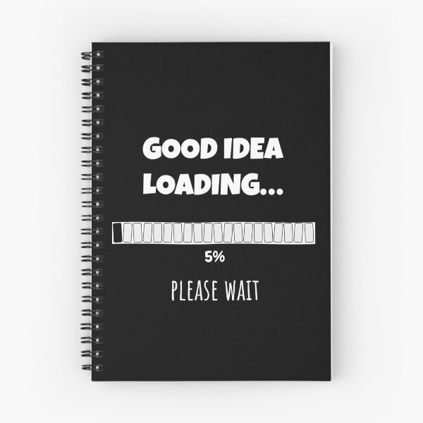 Item preview, Good Idea Loading... Please wait | Funny and witty loading bar text design designed and sold by ArtworkbyEmmy.