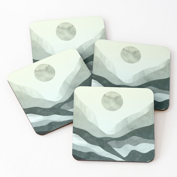 Item preview, Blue mountain lake sunrise landscape designed and sold by Miss-Belle.