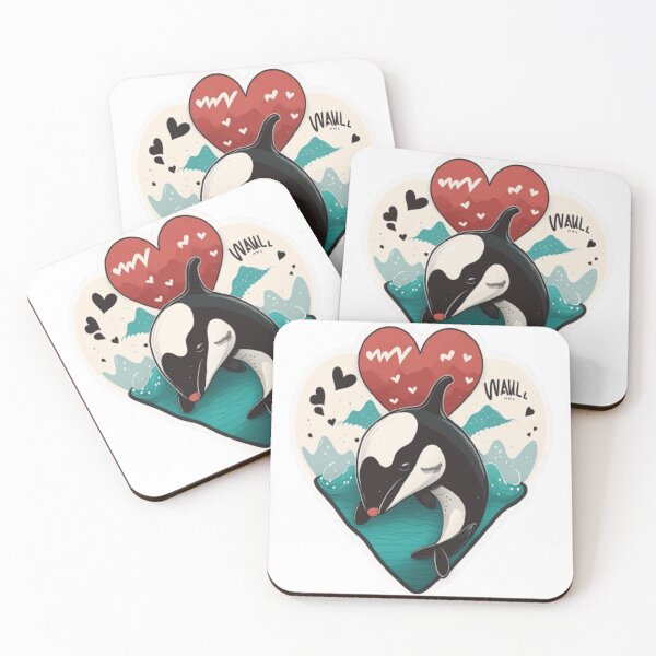 Item preview, Orca Is My Valentine designed and sold by laurateamart.