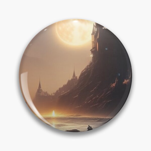 Item preview, Moon-Lit Castle designed and sold by Verdant Rose Studio.