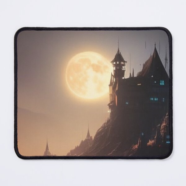 Item preview, Moon-Lit Castle designed and sold by Verdant Rose Studio.