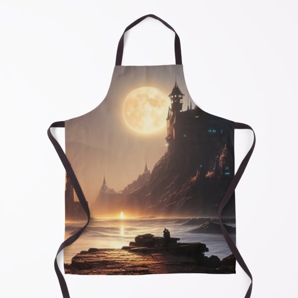 Item preview, Moon-Lit Castle designed and sold by Verdant Rose Studio.