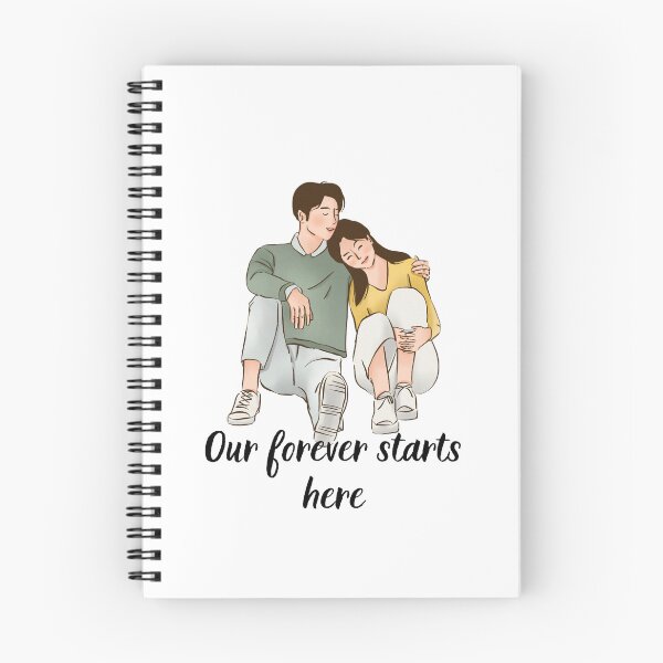 Item preview, "Our forever starts here"  - Newly engaged couple, Leveled Up To Fiance, Soon To Be Weds designed and sold by craftymilenials.