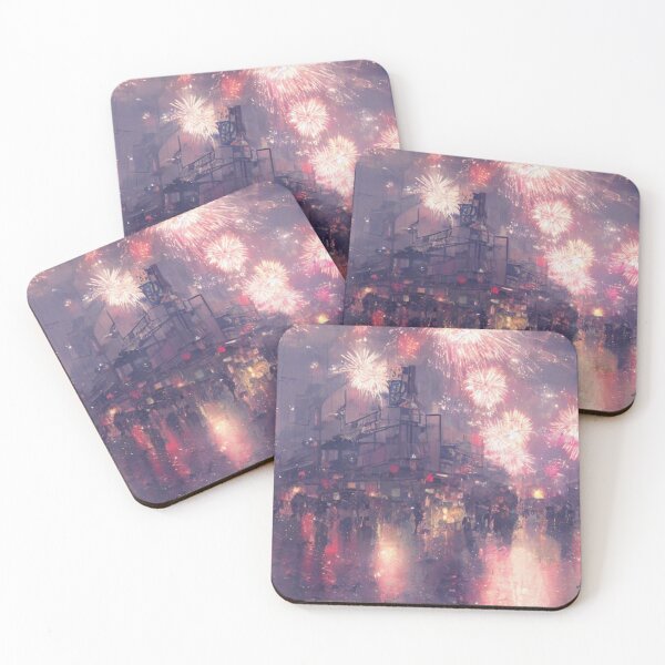Item preview, Fireworks Street Festival designed and sold by Verdant Rose Studio.