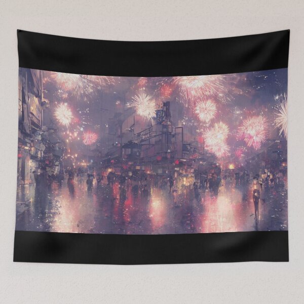 Item preview, Fireworks Street Festival designed and sold by Verdant Rose Studio.