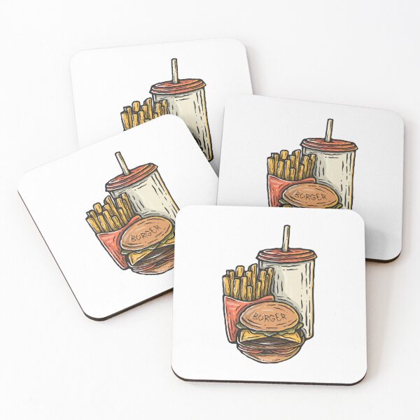 Item preview, Burger, soda and fries designed and sold by The Lines.
