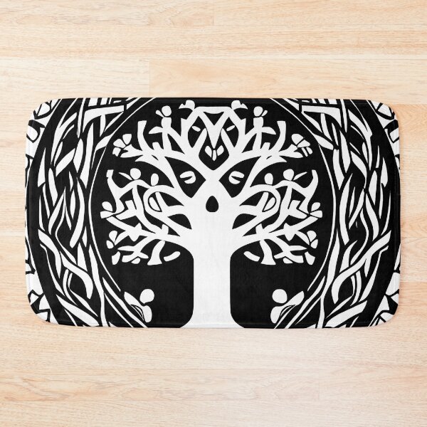 Item preview, Tree Of Life 002 White on Black designed and sold by DMT Official Merch.