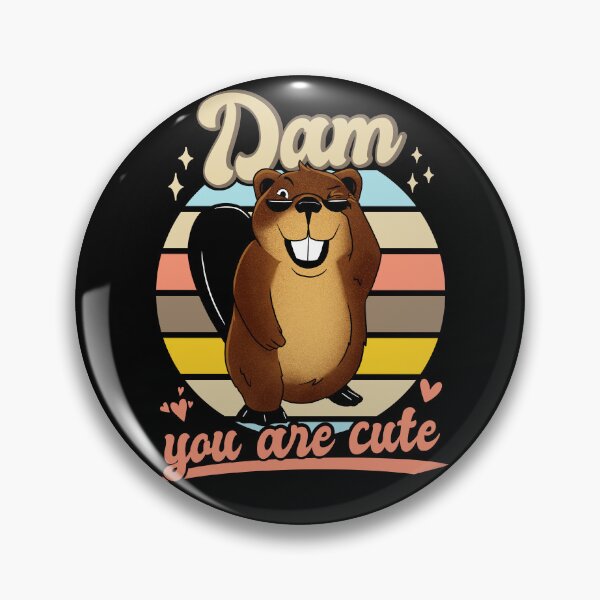 Item preview, Biber Retro - Dam You Are Cute designed and sold by Shirtey.
