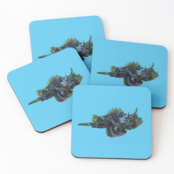 Item preview, Light Blue color Pop art style Scorpionfish designed and sold by Czechmrmaidwrld.