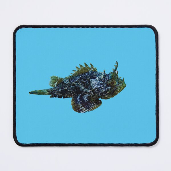 Item preview, Light Blue color Pop art style Scorpionfish designed and sold by Czechmrmaidwrld.