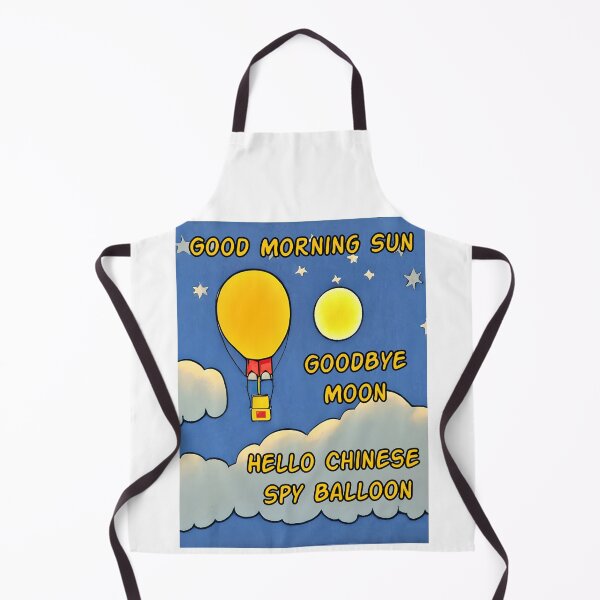 Item preview, Good Morning Sun Goodbye Moon Hello Chinese Spy Balloon - Astonished Cat Company - Funny Current Events - Great Gift designed and sold by AstonishedCatCo.