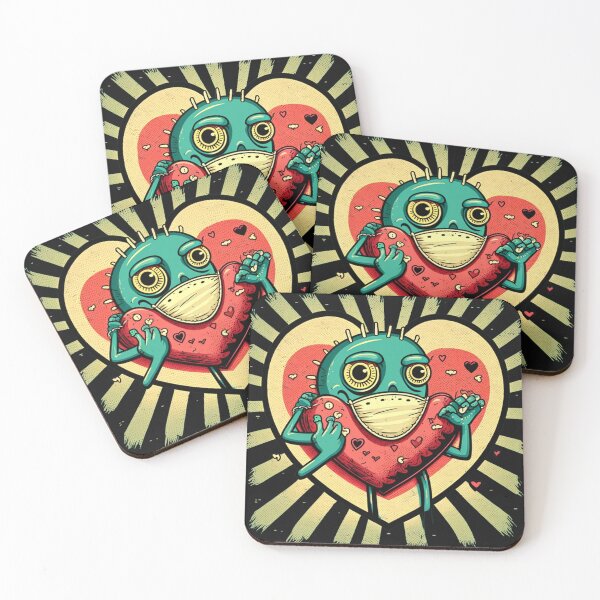 Item preview, Love Is Everywhere But So Is The Flu - Valentines Day designed and sold by the-NAME-.