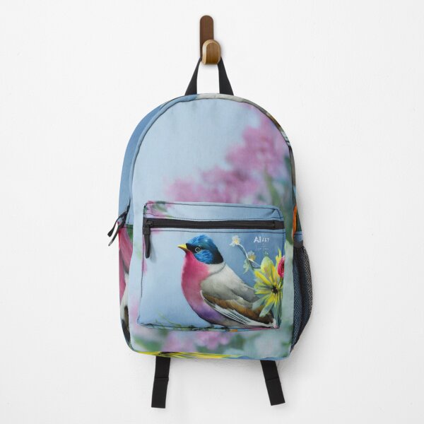 Item preview, Watercolor Bird In Flowers Illustration designed and sold by LisaTumi.art.