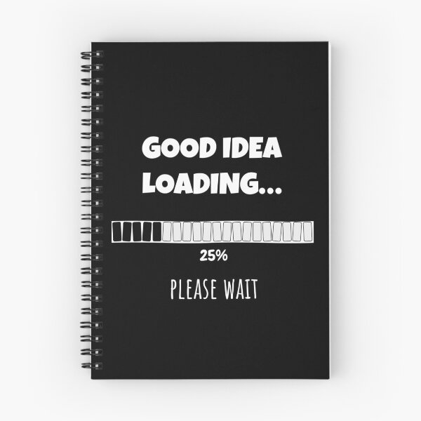 Item preview, Good Idea Loading... Please wait | Funny and witty loading bar text design designed and sold by ArtworkbyEmmy.