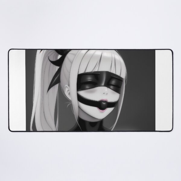 Item preview, Hentai Girl Gagged and Blindfolded Dark Background designed and sold by bnm008.