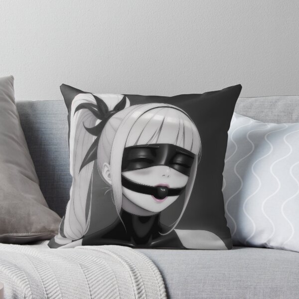 Item preview, Hentai Girl Gagged and Blindfolded Dark Background designed and sold by bnm008.