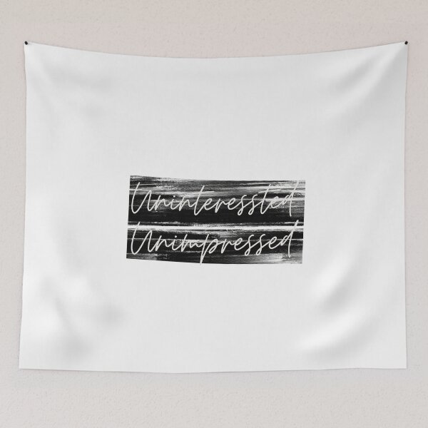 Item preview, Uninterested Unimpressed designed and sold by LadyHustle.
